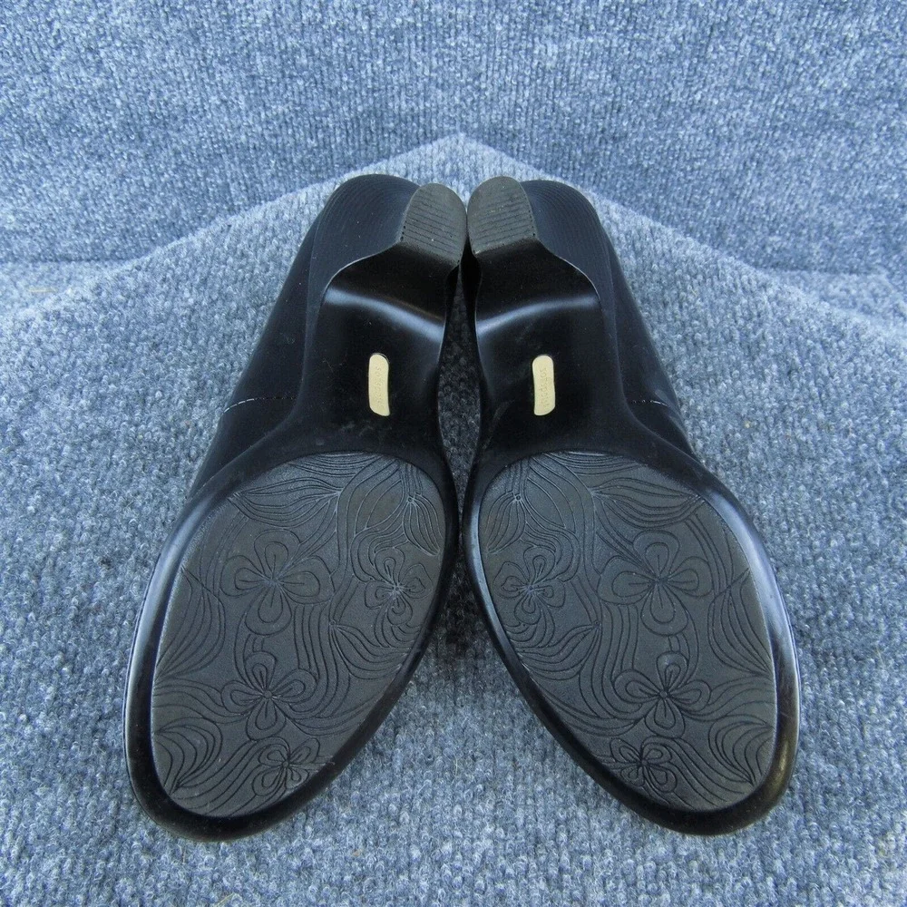 Softspots Women Pump Heel Shoes Black Synthetic Size 7.5‎ Medium